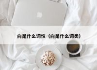 向是什么词性（向是什么词类）