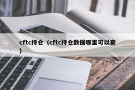 cftc持仓（cftc持仓数据哪里可以查）