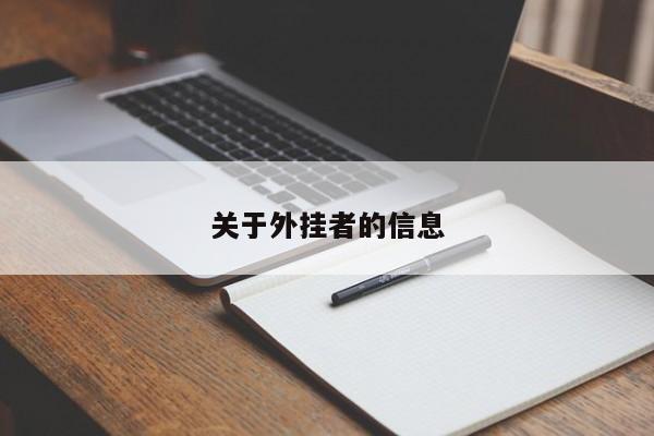 关于外挂者的信息