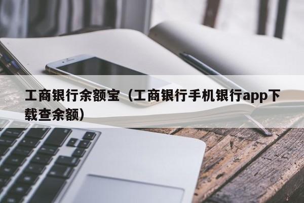 工商银行余额宝（工商银行手机银行app下载查余额）