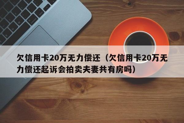 欠信用卡20万无力偿还（欠信用卡20万无力偿还**会拍卖夫妻共有房吗）