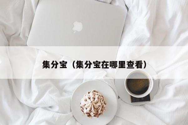 集分宝（集分宝在哪里查看）