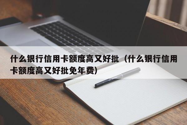 什么银行信用卡额度高又好批（什么银行信用卡额度高又好批免年费）