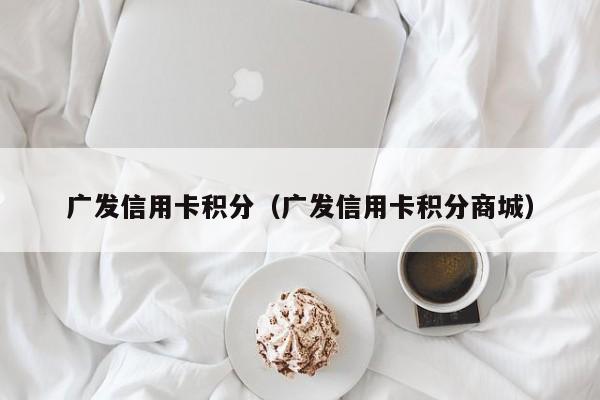 广发信用卡积分（广发信用卡积分商城）